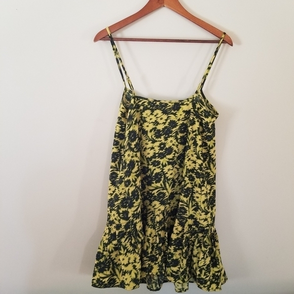 NWT Urban Outfitters Modern Sundress Floral Abstract Dress - Picture 2 of 10